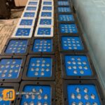 چراغ استخری مربع 36 وات توکار 3*12 وات