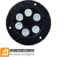 چراغ استخری رینگ دار 6 وات بدون غلاف توکار کد ETT-004
