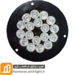 چراغ استخری رینگ دار 18 وات غلاف دار  کد ETT-011