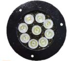 چراغ استخری رینگ دار 9 وات غلاف دار توکار کد ETT-008
