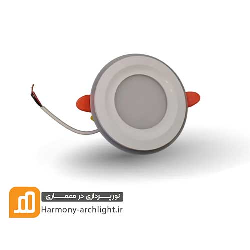 Crystal-round-backlight-2.jpg پنل بک لایت 12 وات دور شیشه 12ولت - Image 1
