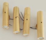 چراغ دیواری چوبی دارکوبی کدW-002 - Image 4