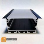 پروفیل چراغ خطی 4 ردیف توکار لبه دار کدPR-1219