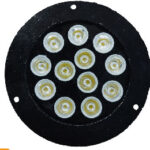 چراغ استخری رینگ دار 12 وات بدون غلاف  کد ETT-002