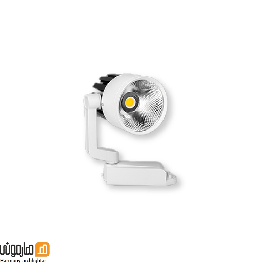 raili-30w-w2-01.jpg چراغ ریلی 30 وات COB بدنه سفید پارس شعاع - Image 1