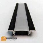 پروفیل چراغ خطی تک ردیف لبه دار کم عمق کدPR-1201 - Image 3