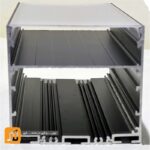 پروفیل چراغ خطی 5 ردیف بدون لبه آویز دوتکه کد PR-1224 - Image 3