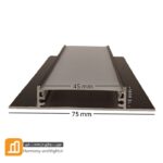 پروفیل چراغ خطی توکار 3 ردیف شاخه 3 متری کد PR-1248